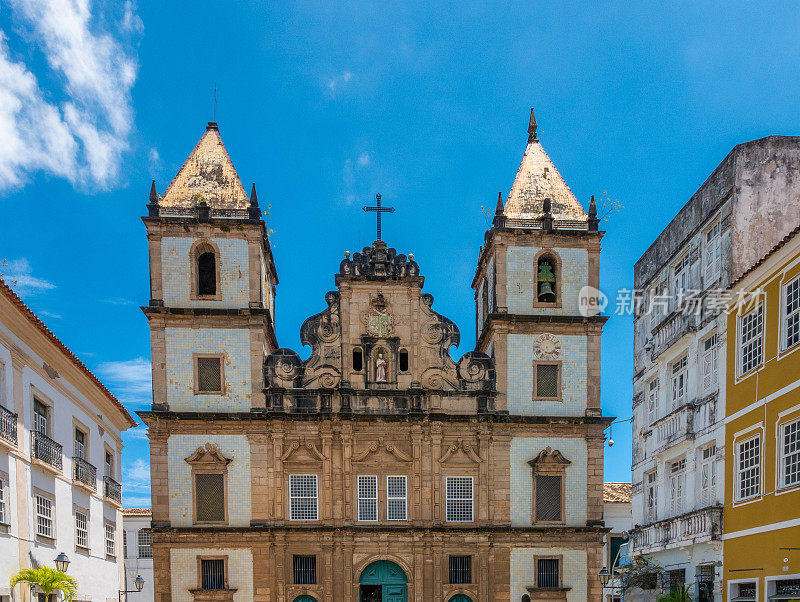 圣弗朗西斯教堂(Igreja et convto de SÃ o Francisco)，巴西巴伊亚州萨尔瓦多联合国教科文组织世界遗产历史中心的一部分
